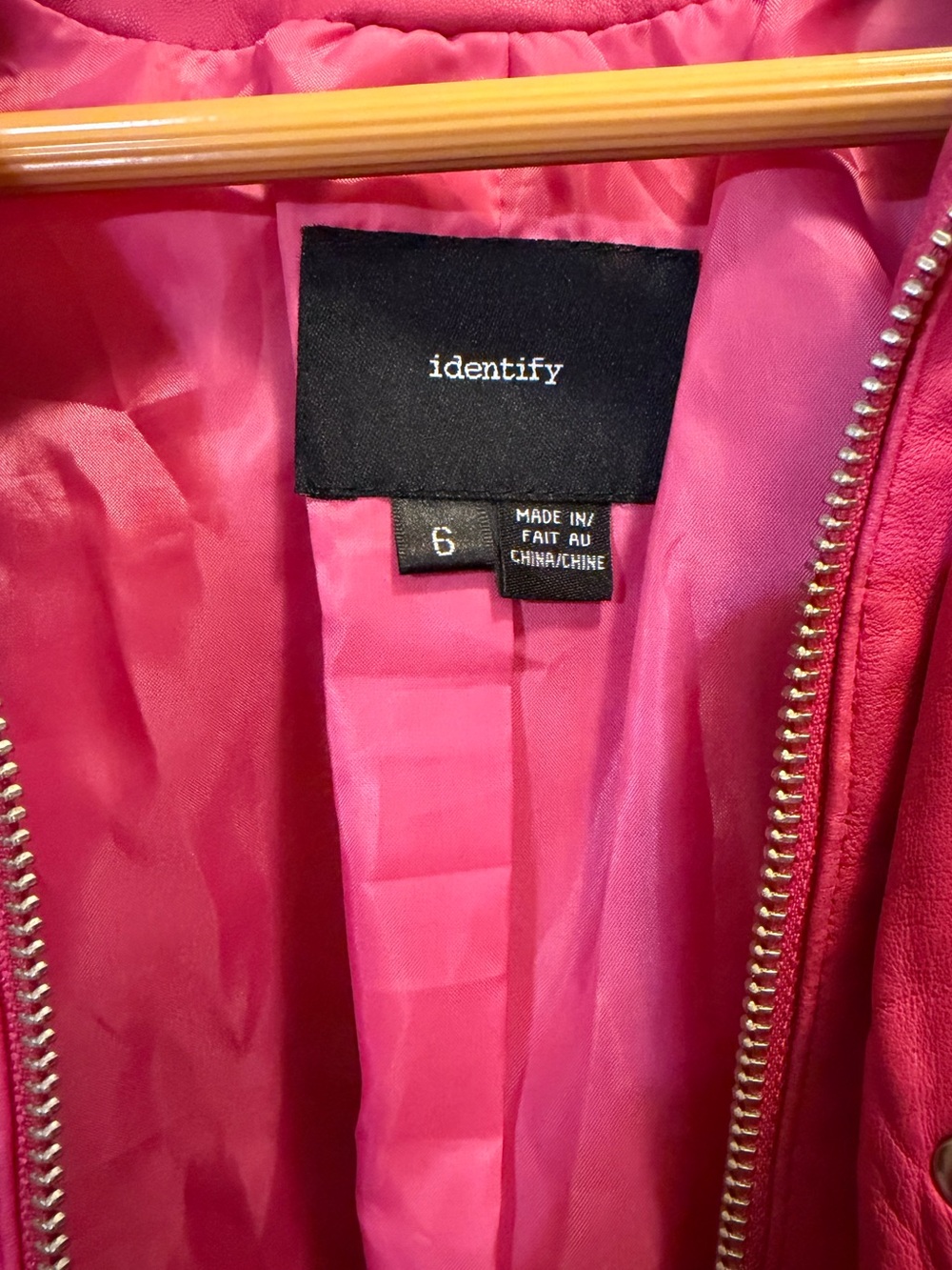 Pink Leather Jacket - Picture 4 of 4